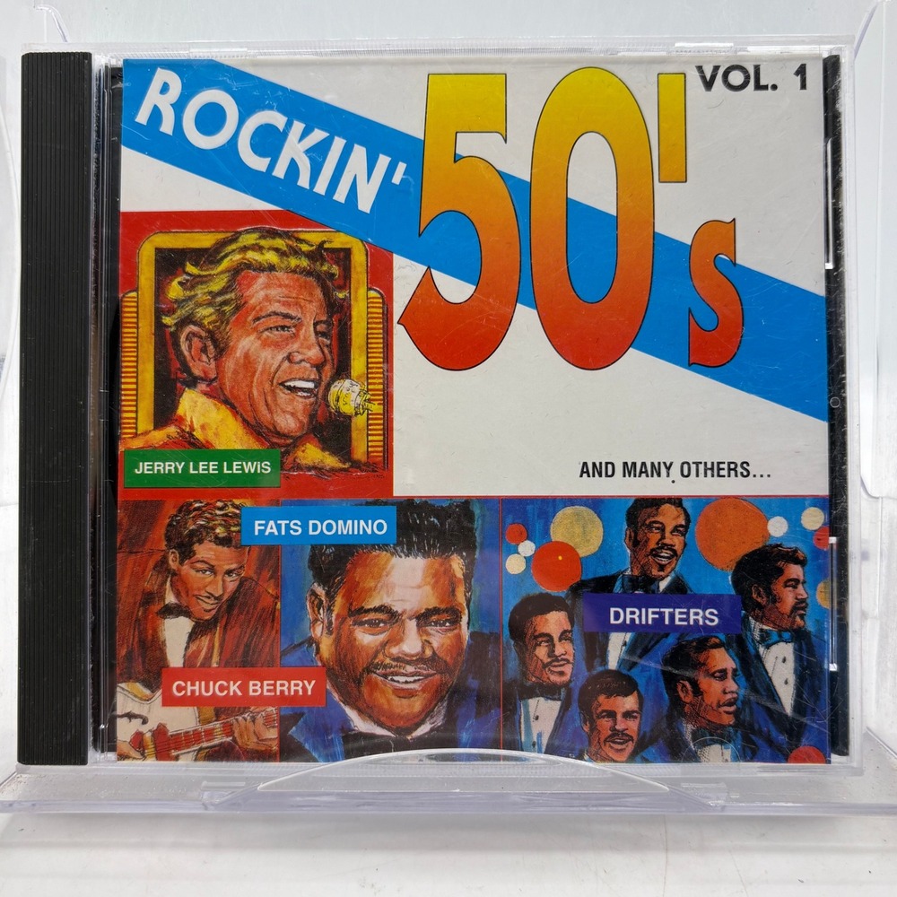Rockin 50s Vol 1 CD Various Artists Classic Sound CSI 7542‎ Rock and Roll Oldies